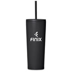 Kooshty Concorde Stainless Steel & Plastic Double-Wall Tumbler & Straw - 720ml
