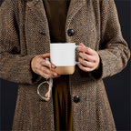 Serendipio Sienna Cork & Ceramic Sublimation Coffee Mug - 340ml