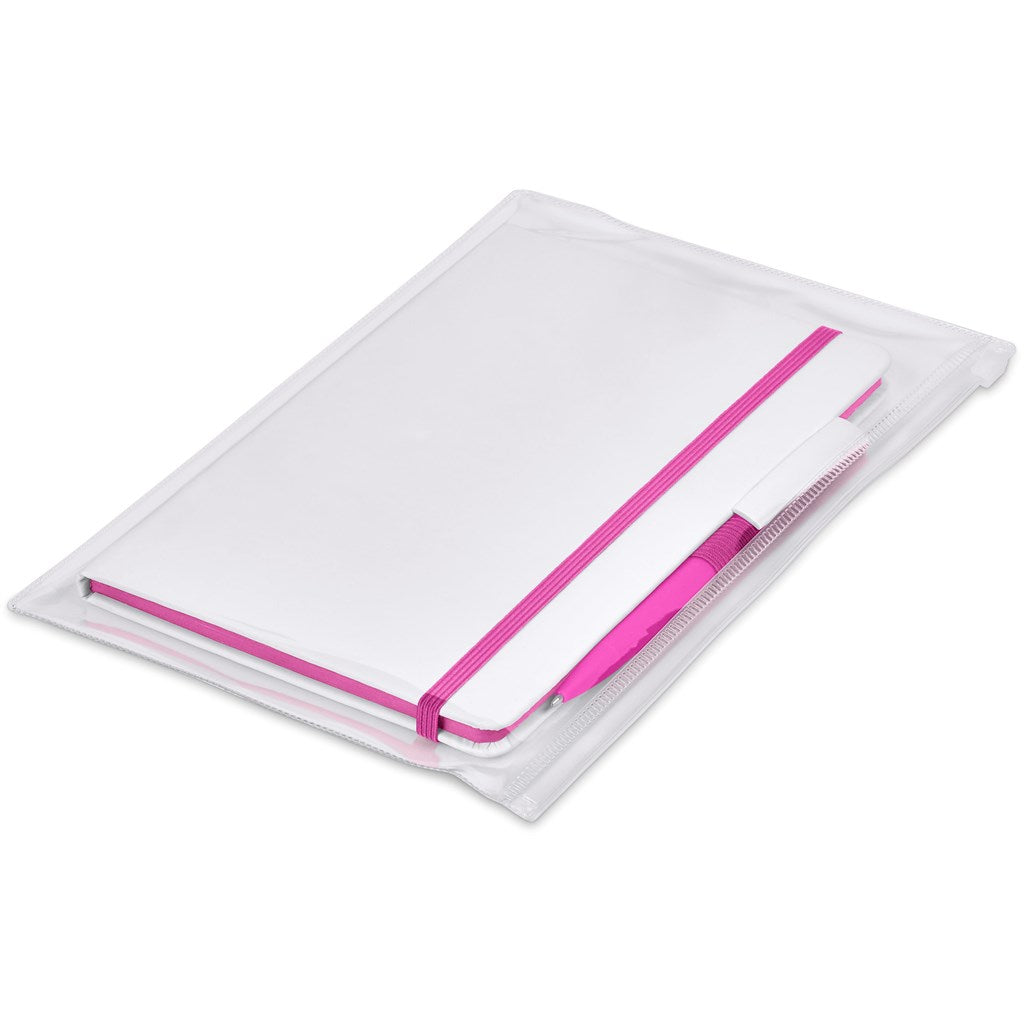 Olson Notebook & Pen Set - Pink