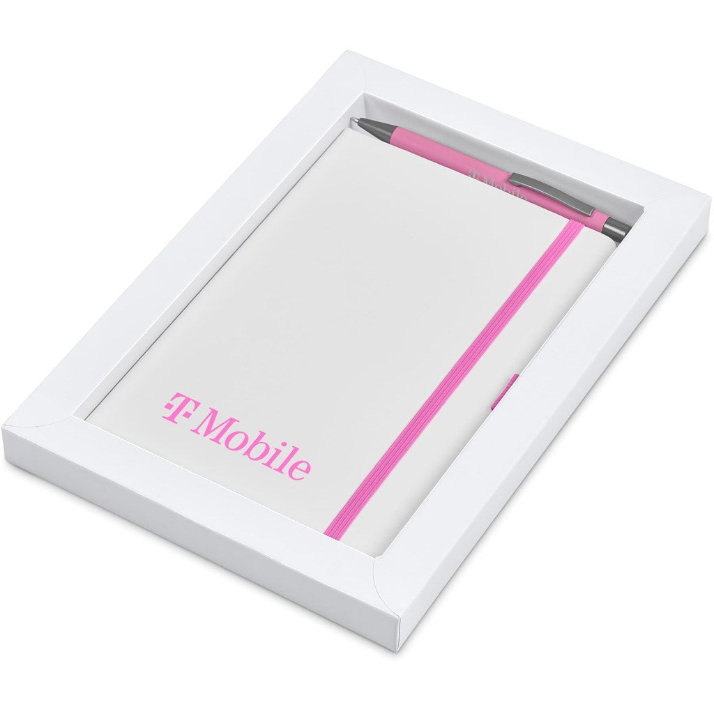 Duncan Notebook & Pen Set - Pink