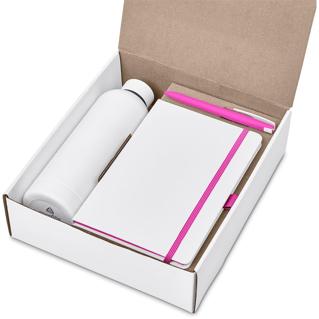 Clark White Gift Set - Pink