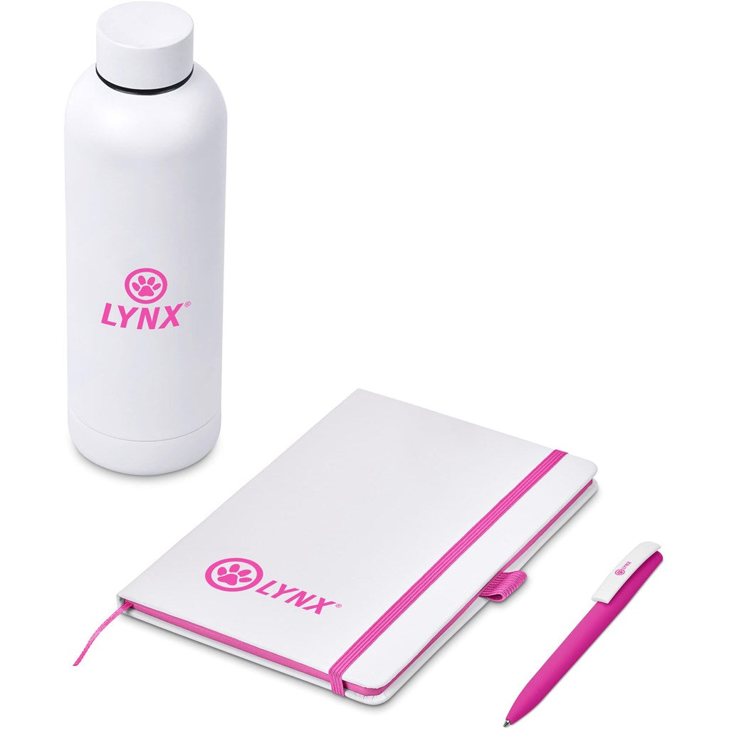 Clark White Gift Set - Pink