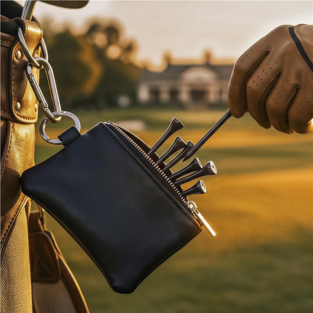 Alex Varga Dinero Pouch and Tees Golf Set