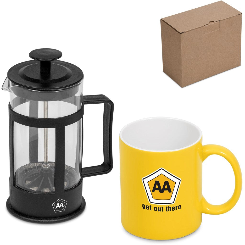 Cafe Omega Coffee Set - Yellow