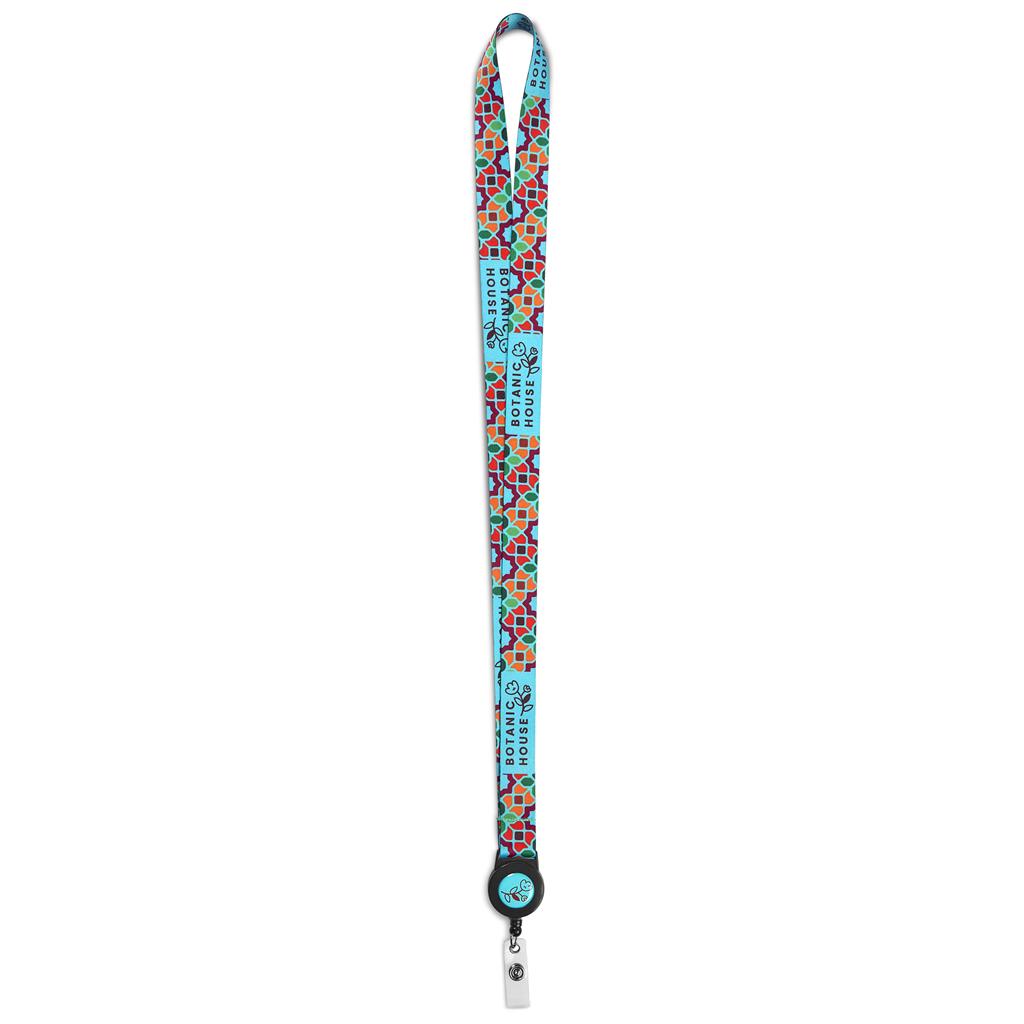 Altitude Badge Reel Double-Sided Sublimated Satin Lanyard