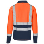 Long Sleeve Surveyor Two-Tone Hi-Viz Golf Shirt