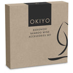 Okiyo Budonoki Bamboo Wine Accessories set