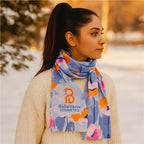 Hoppla Snuggle Polar Fleece Scarf - Double-Sided Branding