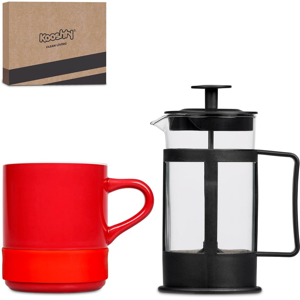 Kooshty Mixalot Match Koffee Set - 320ml - Red