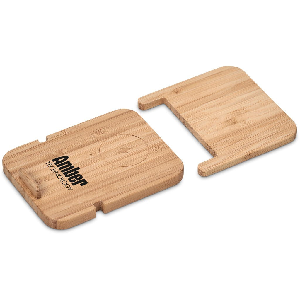 Okiyo Noryoku Bamboo Wireless Charging Phone Stand