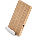Okiyo Hakka Bamboo & Recycled Aluminium Wireless Charging Phone Stand
