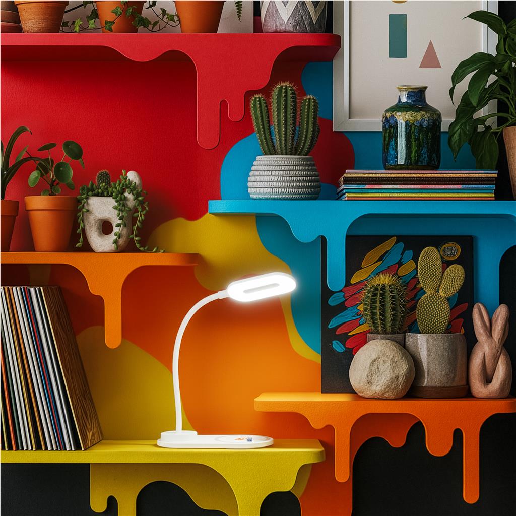 Swiss Cougar Doha Wireless Charger & Desk Lamp