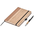 Okiyo Eri Bamboo & Cork Notebook & Pen Set