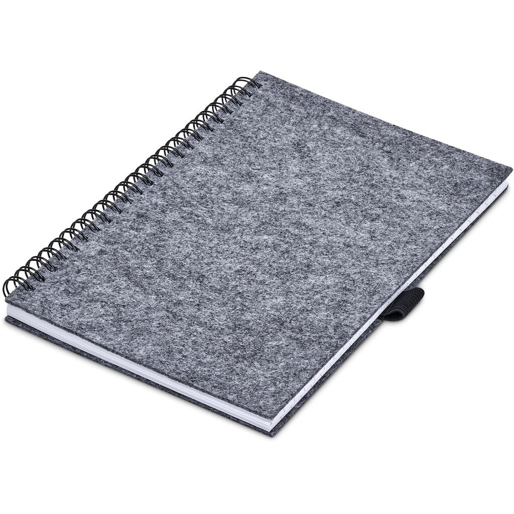 Okiyo Fuji Recycled PET Felt A5 Spiral Notebook