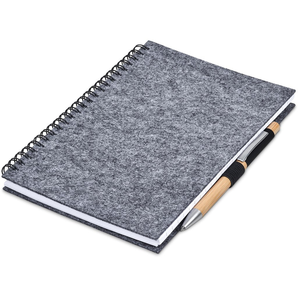Okiyo Fuji Recycled PET Felt A5 Spiral Notebook