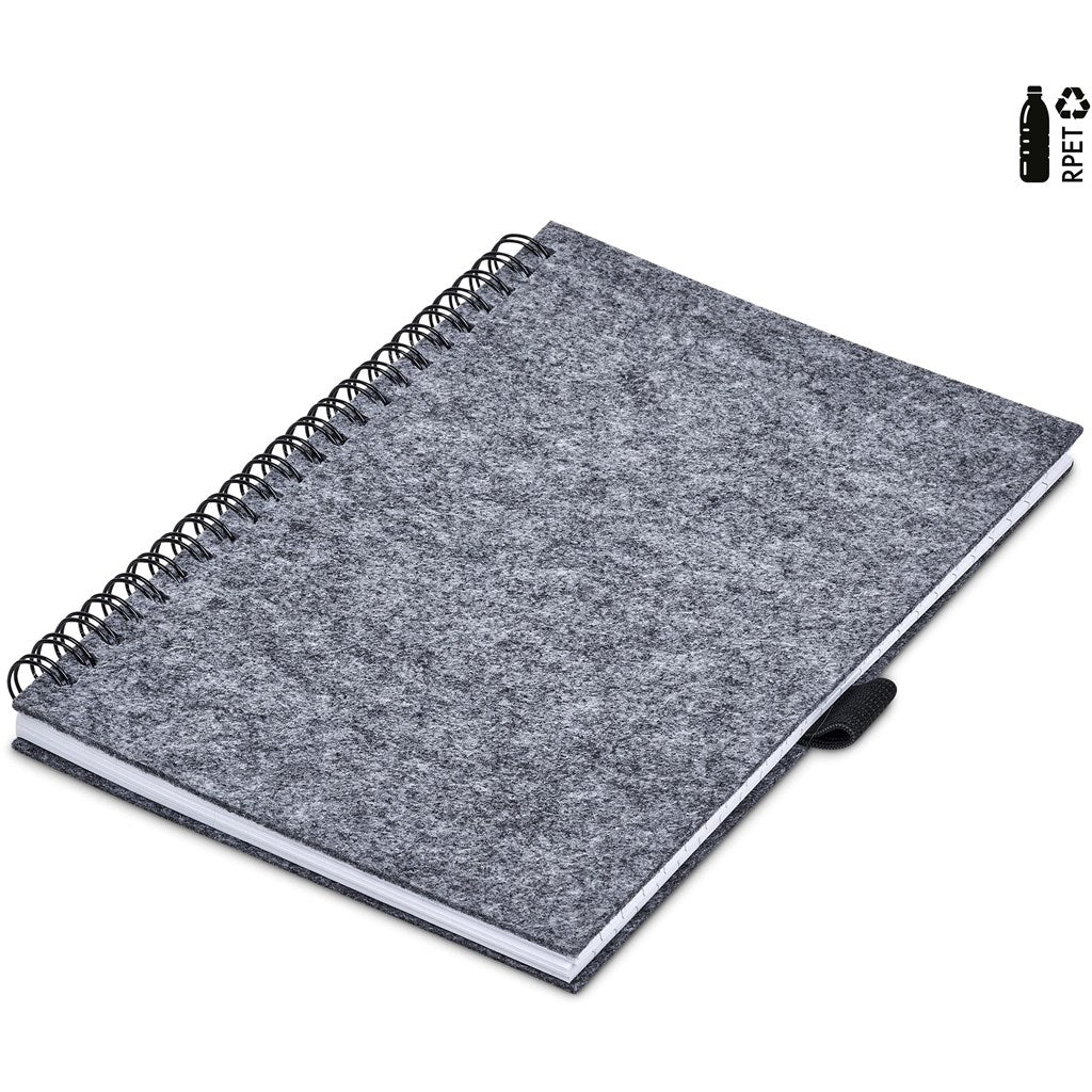 Okiyo Fuji Recycled PET Felt A5 Spiral Notebook