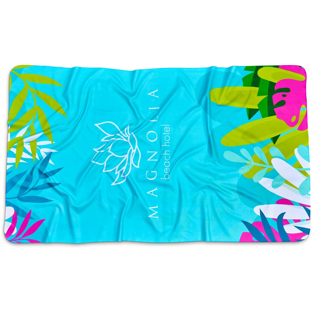 Hoppla Hula Beach Towel - Double-Sided Branding