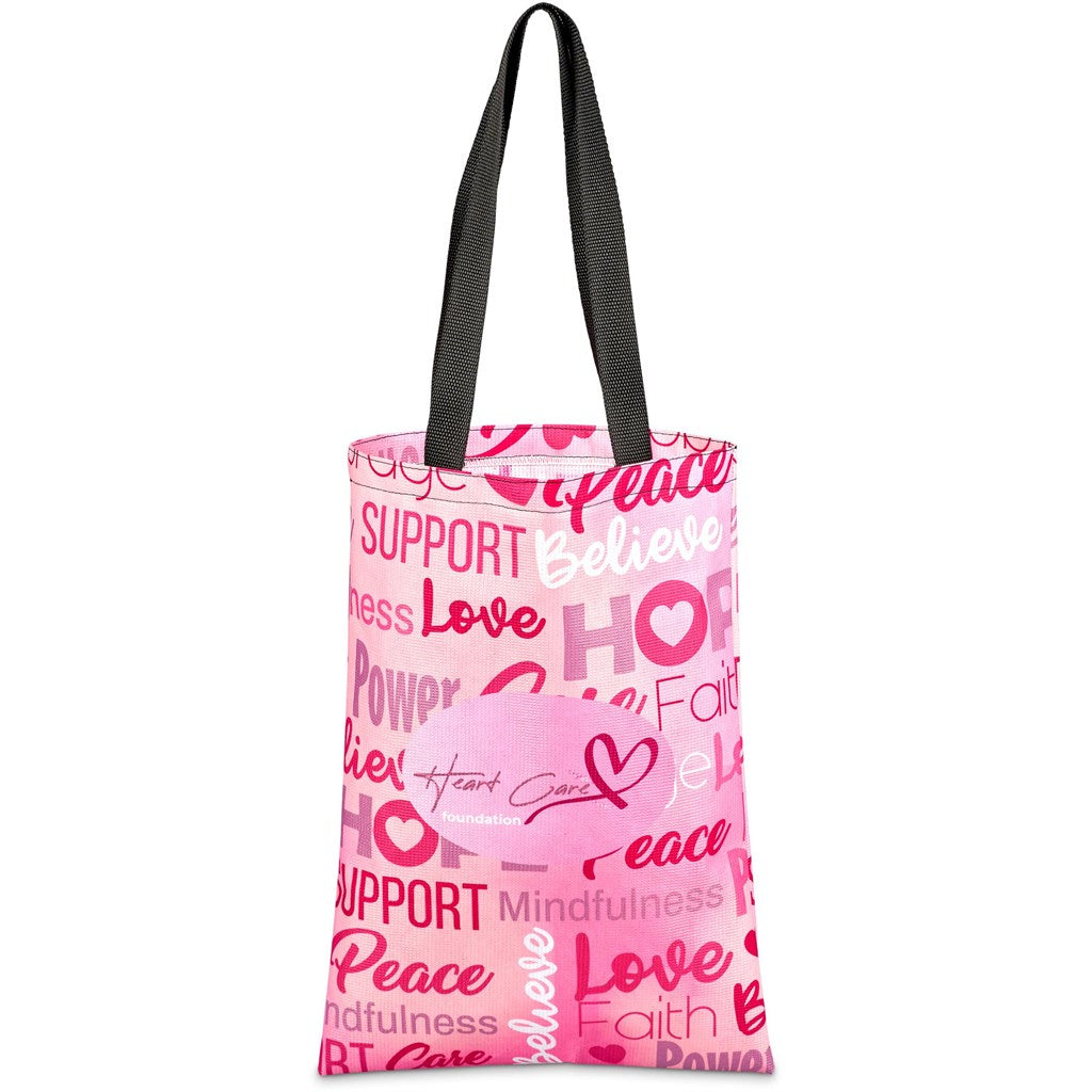 Pre-Printed Sample Hoppla Eden Recycled PET Stitch-Bond Shopper