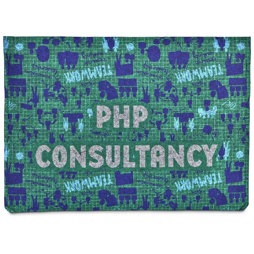 Pre-Printed Sample Hoppla Revo RPET Felt Document Holder