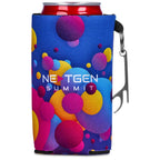 Pre-Printed Sample Hoppla Freezo Neoprene Stubby Cooler With Bottle Opener