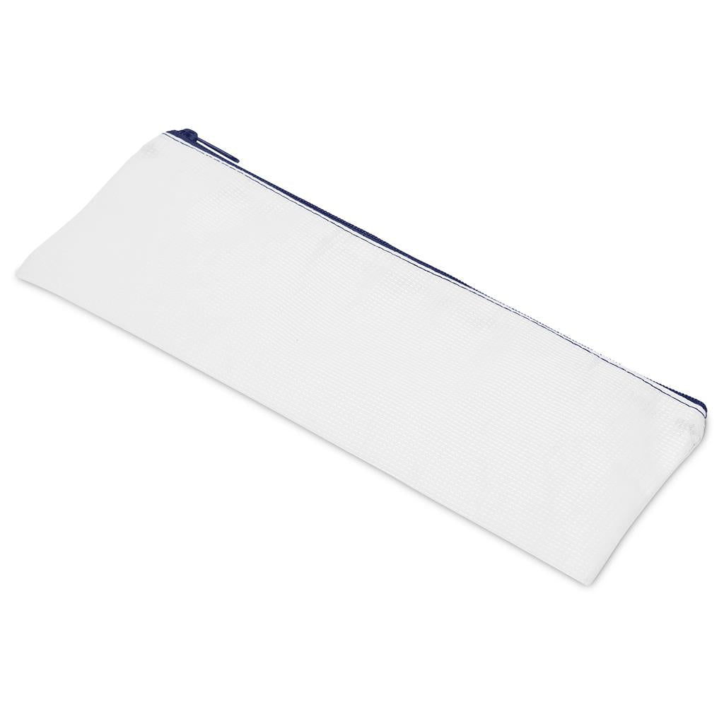 Pre-Production Sample Hoppla Parker Recycled PET Stitch-Bond Pencil Case