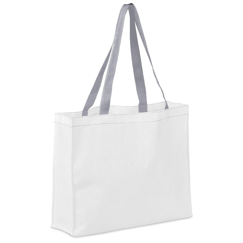 Pre-Production Sample Hoppla Menlyn Recycled PET Stitch-Bond Shopper