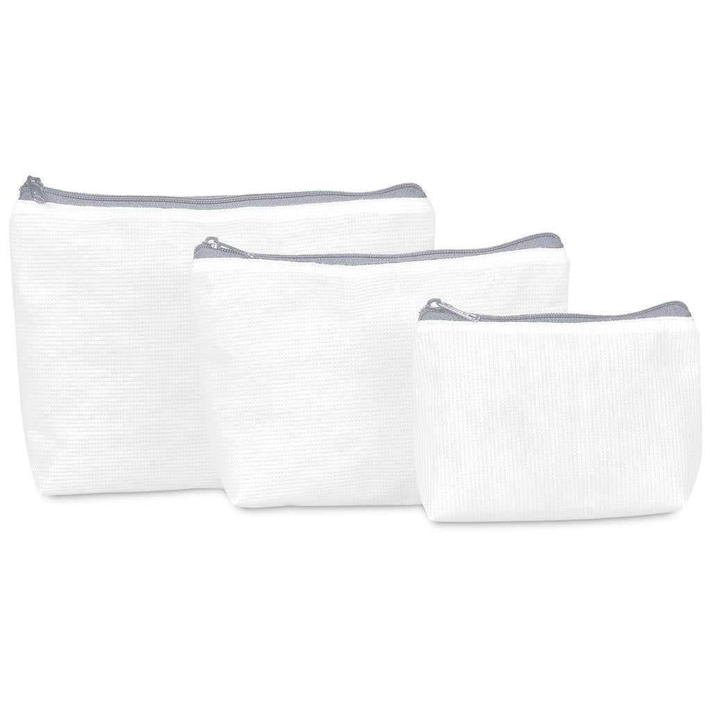 Pre-Printed Sample Hoppla Leanne Recycled PET Stitch-Bond Midi Toiletry Bag