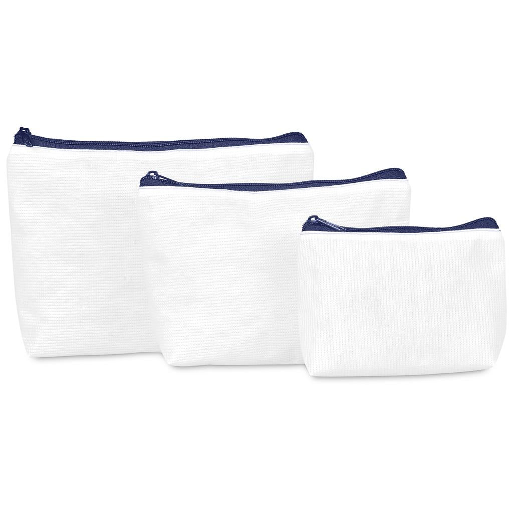 Pre-Printed Sample Hoppla Leanne Recycled PET Stitch-Bond Midi Toiletry Bag