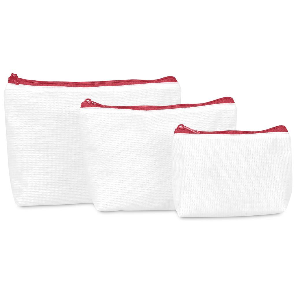 Pre-Production Sample Hoppla Leanne Recycled PET Stitch-Bond Midi Toiletry Bag