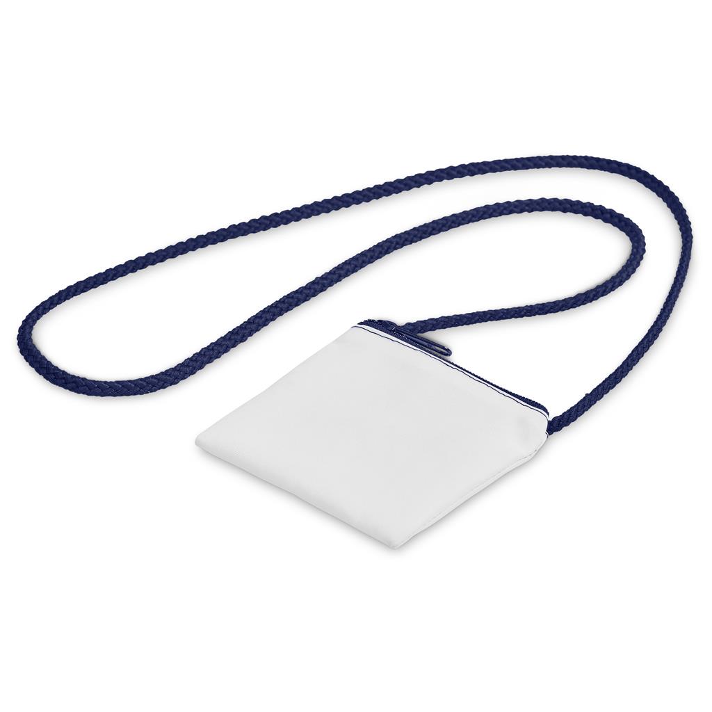 Pre-Printed Sample Hoppla Sani Tuck Money Neck Pouch