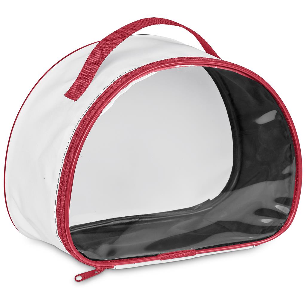 Pre-Production Sample Hoppla Aloe Toiletry Bag With PVC Front Window
