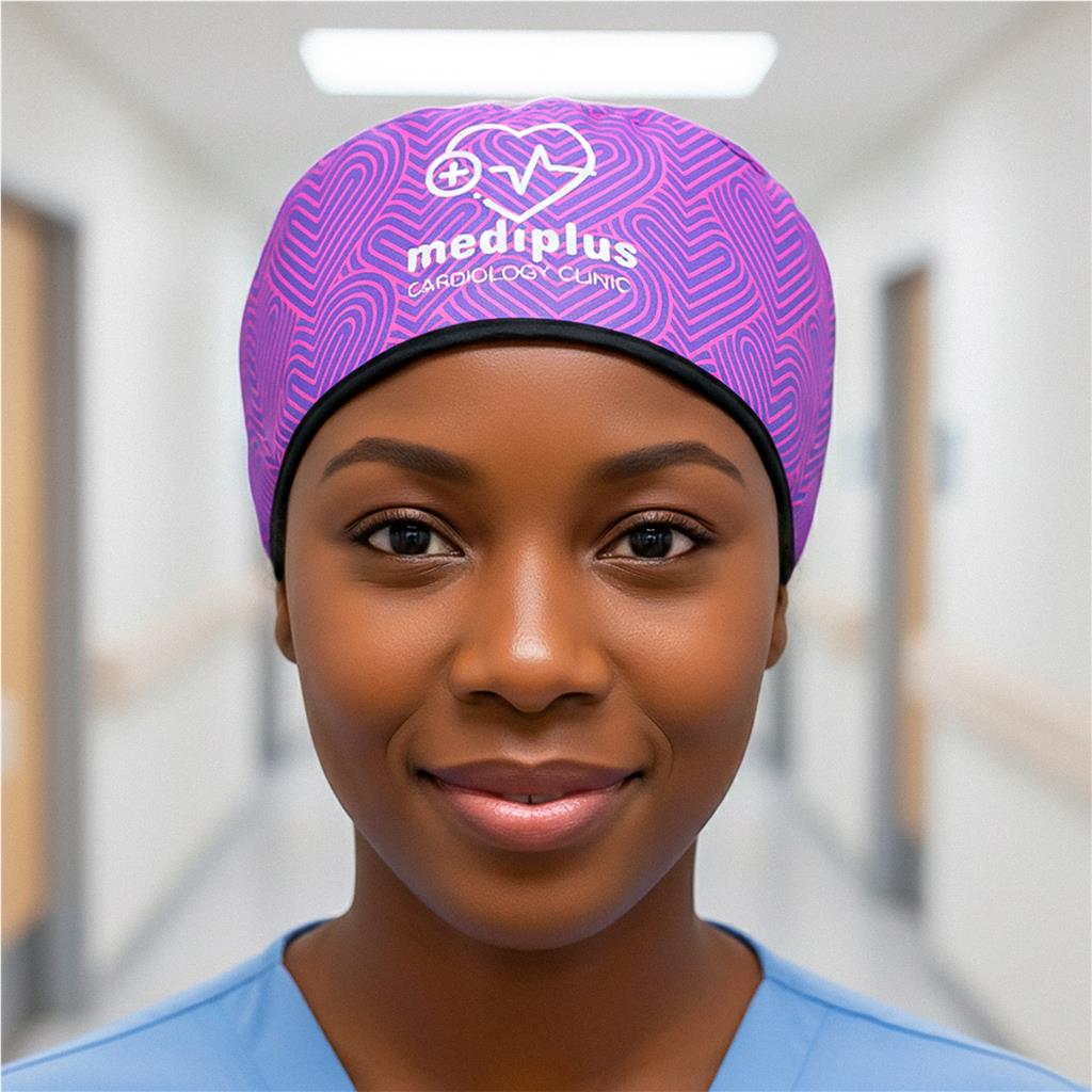 Pre-Production Sample Hoppla Halo Polyester Nurse Theatre Cap