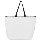 Pre-Production Sample Hoppla Skyline Recycled PET Stitch-Bond Shopper With Zip
