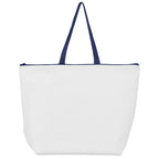 Pre-Production Sample Hoppla Skyline Recycled PET Stitch-Bond Shopper With Zip
