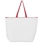 Pre-Production Sample Hoppla Skyline Recycled PET Stitch-Bond Shopper With Zip