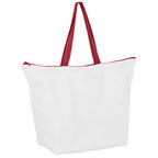 Pre-Production Sample Hoppla Skyline Recycled PET Stitch-Bond Shopper With Zip