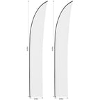 Legend 4m Sublimated Arcfin Flying Banner Skin - Set Of 2 (Excludes Hardware)