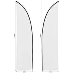 Legend 2m Sublimated Arcfin Double-Sided Flying Banner Skin (Excludes Hardware)