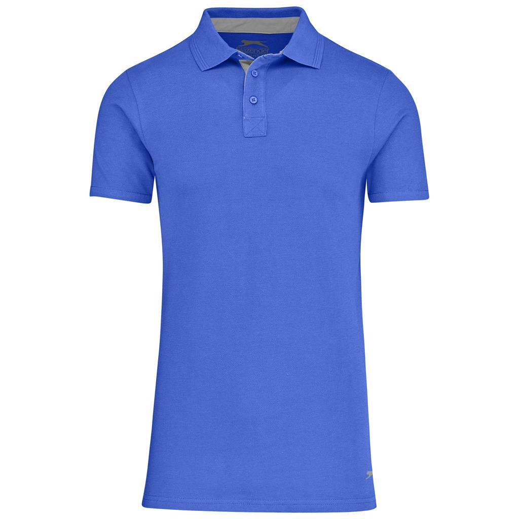 Mens Hacker Golf Shirt - Blue