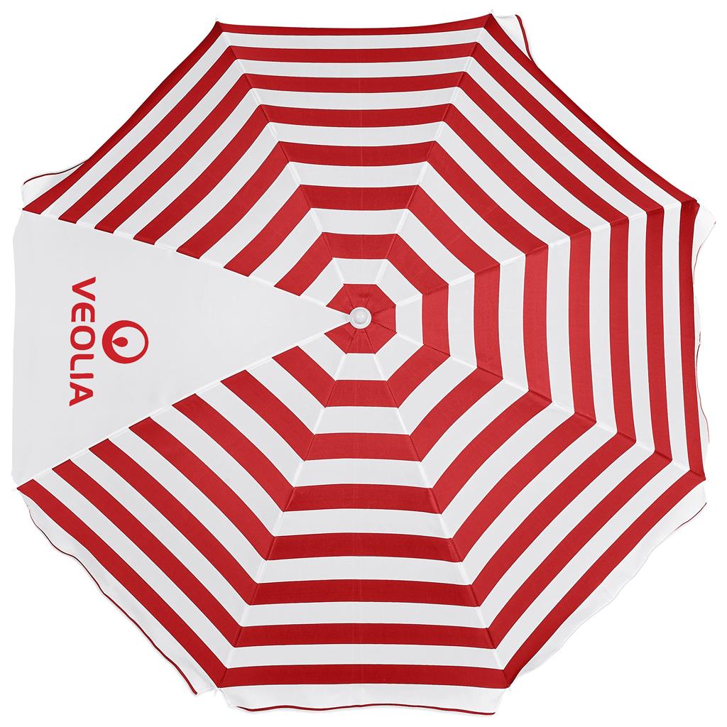 Serendipio Tanereef Stripe Beach Umbrella