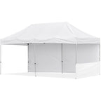 Coated Steel Sublimated Gazebo 6m x 3m - 1 Short Half-Wall Skin - 1 Long Full Wall Skin