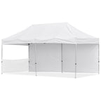 Coated Steel Sublimated Gazebo 6m x 3m - 1 Short Half-Wall Skin - 1 Long Full Wall Skin