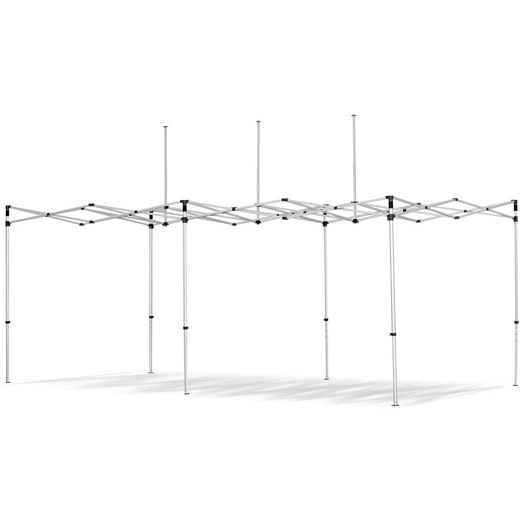 Coated Steel Sublimated Gazebo 6m x 3m -  2 Long Full-Wall Skins