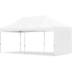 Coated Steel Sublimated Gazebo 6m x 3m -  1 Short Full-Wall Skin