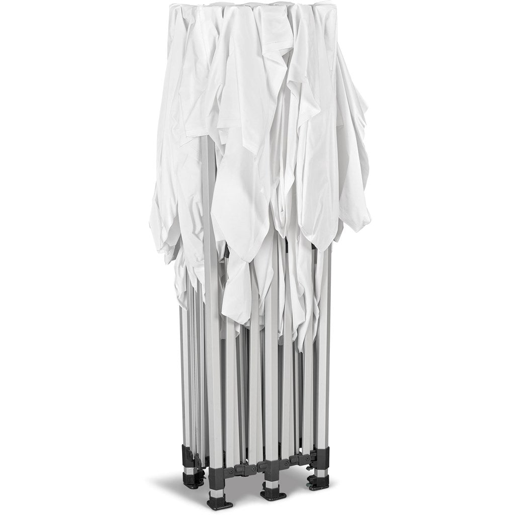 Coated Steel Sublimated Gazebo 6m x 3m -  1 Short Full-Wall Skin