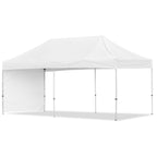 Coated Steel Sublimated Gazebo 6m x 3m -  1 Short Full-Wall Skin