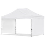Coated Steel Sublimated Gazebo 4.5m x 3m -  2 Short Full-Wall Skins