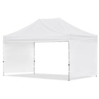 Coated Steel Sublimated Gazebo 4.5m x 3m -  2 Short Full-Wall Skins