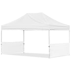 Coated Steel Sublimated Gazebo 4.5m x 3m - 2 Short  Half-Wall Skins